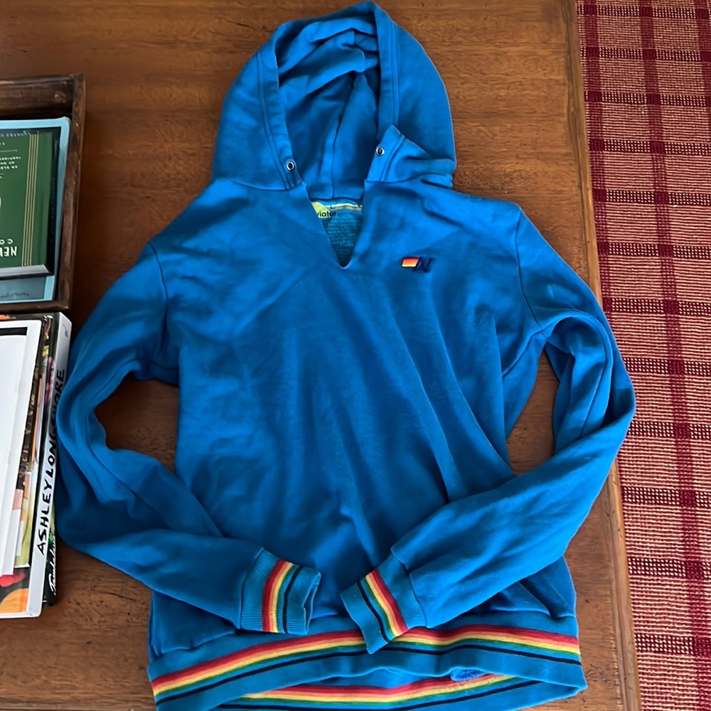 Aviator Nation royal blue hoodie